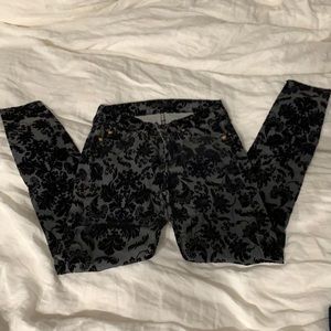 7 For All Mankind 26 printed pant jeans skinny